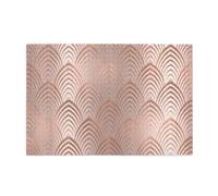 Pink Rose Copper Gray Art Deco Seashells Scales1