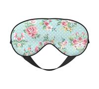 Pink Rose Flowers Print Eye Mask for Sleeping Light Blocking,Soft Breathable Eye Mask,Adult Party Eyeshade Favors