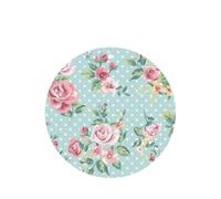 Pink Rose Flowers Printing 10 Pcs Air Freshener Cards,Car Scented Hanging Sheets Air Freshener Set For Car Decoration