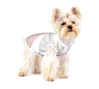 Pink Rose Gold,Cotton Sleeveless Pet T-Shirt Soft Stretchy Puppy Breathable Vest,S