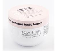 PINK ROSE & OAT MILK BODY BUTTER, PROTECT & HYDRATE AUSTRALIAN OWNED