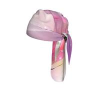 pink rose Print Helmet Skull Cap Quick Dry Bike Headwrap Lightweight Breathable One Size Adult Modern Beanie