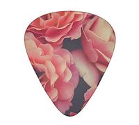 pink rose Printed Guitar Picks Personalized Guitar Plectrums 12 Pcs For Acoustic Guitar Electric Guitar And Bass Bulk Guitar Pick One Size