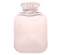Pink Rose Solid Color Pure Plain Peach hot-Water Bottle with Soft Cover, 2L Water Bottle Bag for Period Cramps, Arthritis, Bolsa para agua Caliente para Dolor