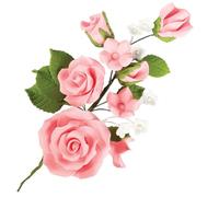 Culpitt Pink Rose Sugar Flower Wedding Cake Decoration Gum Paste
