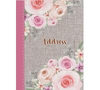 Pink Roses, Address Book: Back up Address & Telephone Number with Alphabetical Tabs mark
