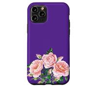 Pink Roses Beautiful Flowers Pretty Floral Botanical Flora Case for iPhone 11 Pro