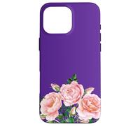 Pink Roses Beautiful Flowers Pretty Floral Botanical Flora Case for iPhone 16 Pro Max