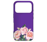 Pink Roses Beautiful Flowers Pretty Floral Botanical Flora Case for iPhone 17 Pro