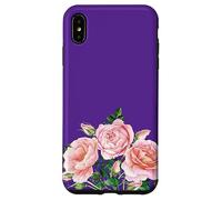 Pink Roses Beautiful Flowers Pretty Floral Botanical Flora Case for iPhone XS Max