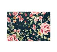Pink Roses Peonies Green Leaves1