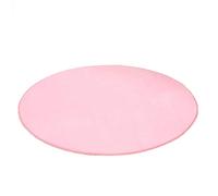 Pink Round Plush Rug Pad Mat for Princess Castle Playhouse for Girls Children Play Tent Indoor and Outdoor Fun, Home Decor, 100cm (in Diameter)