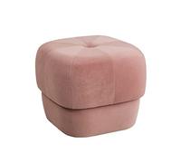 Pink Round Stool Solid Fabric Low Stool Stylish Changing Shoes Stool Versatile Small Seating for Sofas Home Decor Accent Modern Furniture Piece
