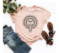 (pink, S) Sing Me A Song of A Lass That Is Gone T Shirt Outlander Book Series Shirt Jamie Fraser T-Shirt Women Graphic Tee Casual Tops