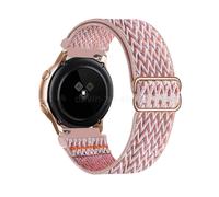 (Pink sand 2#, For Galaxy Watch 7 40mm) Nylon Strap Fabric Band For Samsung Galaxy Watch 4 5 6 7 40/44mm Classic Pro