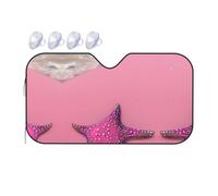 Pink Sand Beach It is a car Windshield Sun Visor, which Does not take up Too Much Space and Protects The Environment Inside The car.