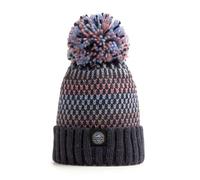 Pink Saphire Nordic Knit Unsex Reflective Super Bobble Hat