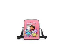 (Pink Satchel) Backpack Dollhouse Gabbys Schoolbag Students Shoulder Bags Case Pencil Pouch