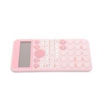 Pink Scientific Calculator for College Students and Office Work | Portable Electronic Model, Display, Button Battery Power, for School Maths and Test Papers