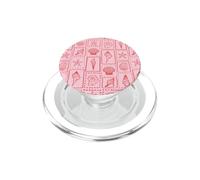 Pink Seashells Tuscan Summer Stamps Coastal Mediterranean PopSockets PopGrip for MagSafe