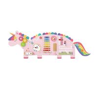 Pink Sensory Wall, 11 in 1 Wooden Montessori Busy Board Panel, Toddler Wall Mounted Activity Center, Educational Toys Learning Gift for Boys Girls