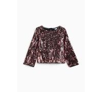 Pink Sequin Embellished Long Sleeve Top 8 years