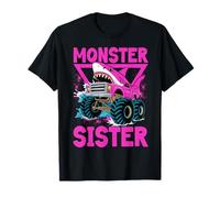 Pink Shark Monster Truck Sister Monster Truck Are My Jam T-Shirt