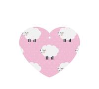 Pink Sheep Printing 10 Pcs Air Freshener Cards,Car Scented Hanging Sheets Air Freshener Set For Car Decoration