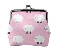 Pink Sheep Small Makeup Bag for Purse, Mini Portable Cosmetic Bags, for Gym and Daily Use
