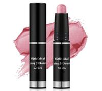Pink Shimmer Metallic Cream Eyeshadow Stick For Eye Makeup - Waterproof Long Lasting Glitter Eyeshadow Pencil, High Pigmented Creamy Crayon For Everyday And Glam Looks, Easy Application, Portable