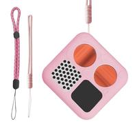 Pink Silicone Adventure Jacket for Yoto Mini with Matching Wrist Lanyard, Silicone Case for for Yoto Mini Kids Audio & Music Player, Anti-slip Skin Cover Case