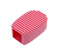 Pink Silicone Clothes Washing Brush Handheld Washboard Cleaner