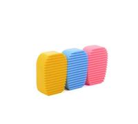 Pink Silicone Handheld Washboard for Trousers and Socks