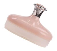 Pink Silicone Manual Facial Cleansing Brush for Deep Pore Cleaning