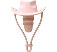 Pink Silicone Wine Stopper, Cowboy Shaped, Reusable Leak Proof Bottle Cap Sealer, Fun Cowboy Hat Wine Stoppers, Keep Wine Fresh, Cute Wine Accessories