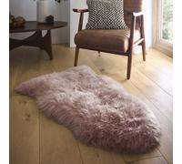 Pink Single Genuine Sheepskin Rug - 95 x 65 cm - Origins