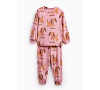 Pink Slinky Sausage Dog 2-Piece Pyjama Set 1-2 years