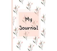 Pink small flower pattern journal |1oo pages, 6' x 9'| Cute gift for women and girls | Diary, journal, notebook