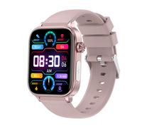 (Pink) Smart Watch Blood Glucose ECG Uric Acid Blood Pressure Lipid Health Monitor