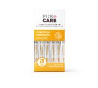 Pink Soft Cat Treats - Duck & Pumpkin Flavor， Lickable Puree， 20 Sticks × 15g - Grain-Free， No Additives - Digestive Support with Natural Fiber & Prebiotics - Trusted Canadian Pet Brand