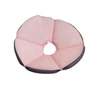 Pink Soft Elizabethan Collar for Cats and Dogs, Adjustable Magic Tape Closure, Wide Protective Neck Cone with Cotton Padding, Waterproof Fabric Layer