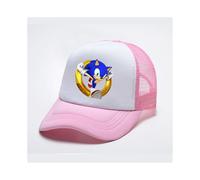 (Pink) Sonic Summer Boy Girl Cap Baseball Hats
