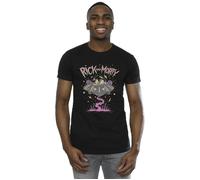 Pink Spaceship T-Shirt Rick & Morty Black 4XL