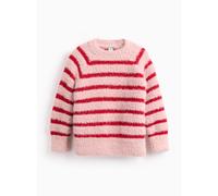 Pink Sparkle Striped Fluffy Jumper 10 years