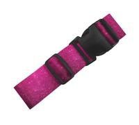 Pink Sparkly Glitter, Adjustable Luggage Straps for Suitcases Packing Belts Travel Accessories