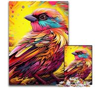 Pink Sparrow 1000-Piece Jigsaw Puzzle cardboard Jigsaw Puzzles for Adults Challenging Brain Teaser - Relaxing Toy for Teenagers 26X38CM/10.23x14.96inch