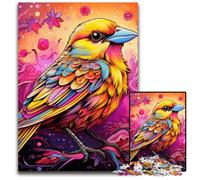 Pink Sparrow 1000 Piece Jigsaw Puzzle Difficult Puzzles for Adults for Teenagers, Family Game Night, Brain-Challenging Gift Idea 50x75CM/19.68x29.52inch
