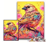 Pink Sparrow Jigsaw Puzzles 1000 Pieces for Adults Puzzles for Adults Family Activity, DIY Home Decor, Size 50x75cm