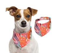 Pink Spotted Starfish Dog Bandana Cat Bandana 1PC Dog Accessories for Small Dogs