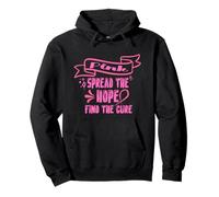Pink Spread The Hope Find The Cure | Breast Cancer Pullover Hoodie